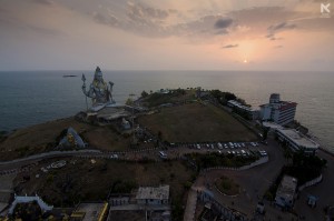 Sunset at Murudeswar, Karnataka