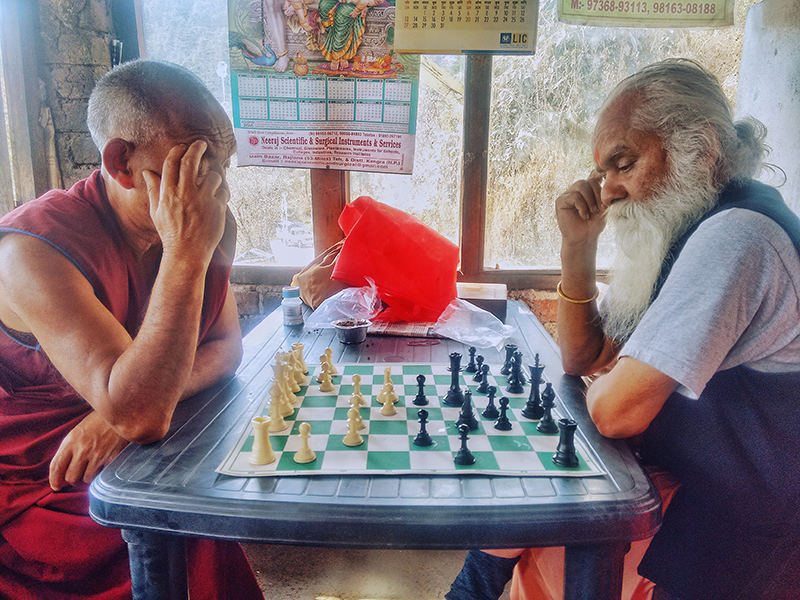 The local, yet 'international' chess game.
