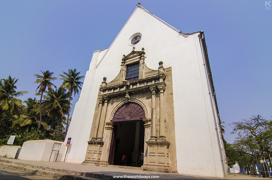 Entrance of Basilica of Bom Jesus at Moti Daman